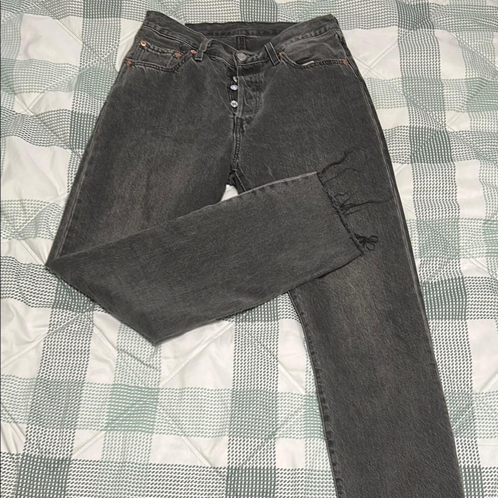 Levi's Gray Straight Leg Jeans Modern Fit